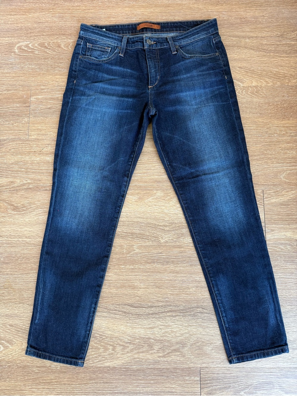 Joe's Easy Crop Straight Blue Jeans